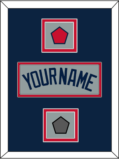 Boston Name, Logo Patch & World Series Jersey Patch - Road Gray (2009-2013) - Signature Tier 3