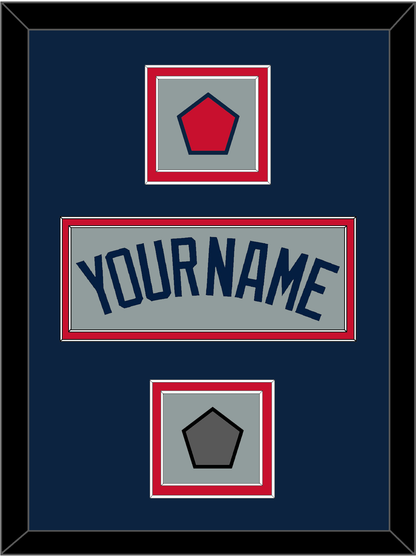 Boston Name, Logo Patch & World Series Jersey Patch - Road Gray (2009-2013) - Signature Tier 3