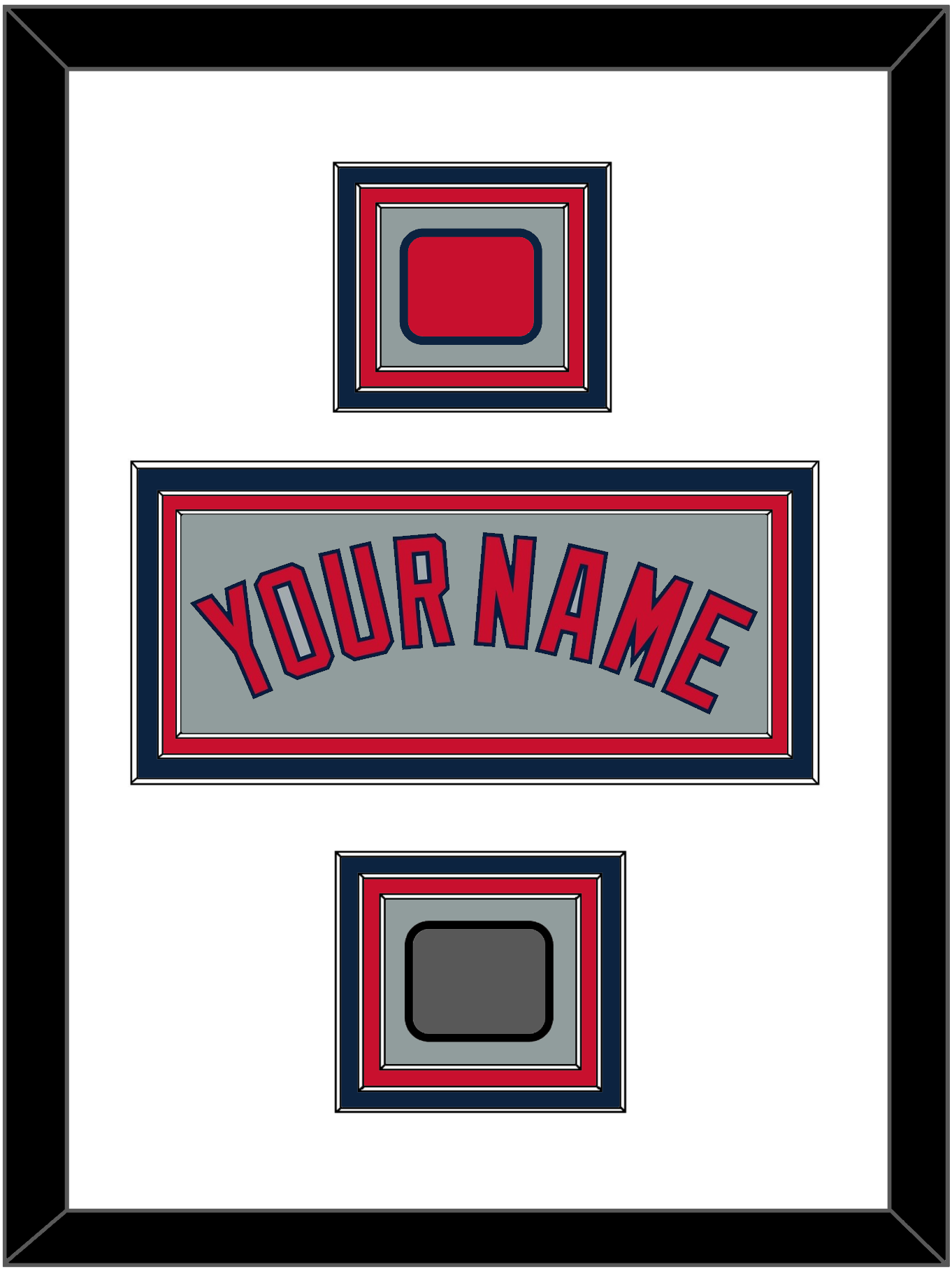 Boston Name, Logo Patch & World Series Champions Patch - Road Gray - Premier Tier 1