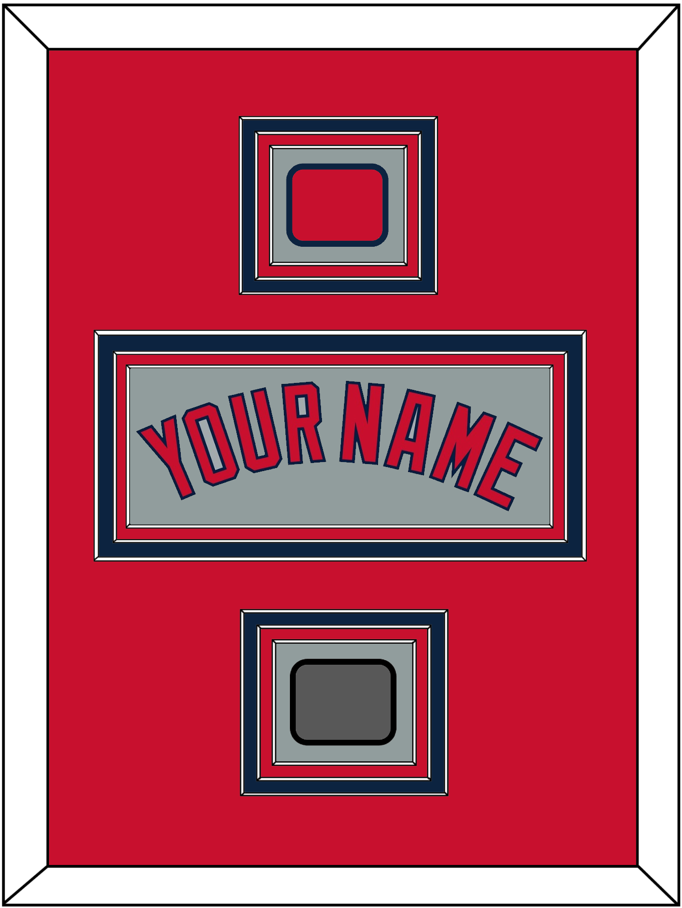 Boston Name, Logo Patch & World Series Jersey Patch - Road Gray - Premier Tier 2