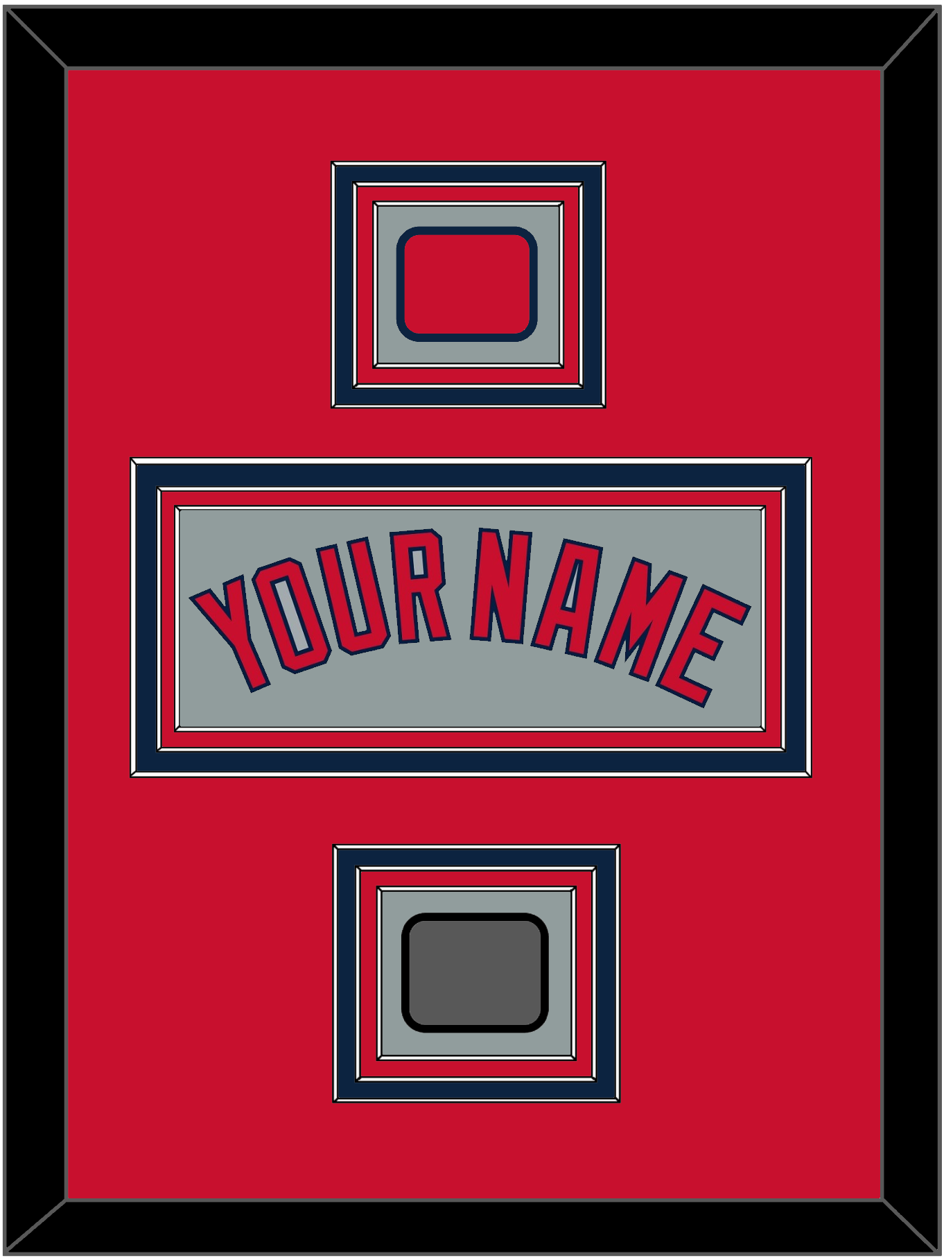 Boston Name, Logo Patch & World Series Jersey Patch - Road Gray - Premier Tier 2