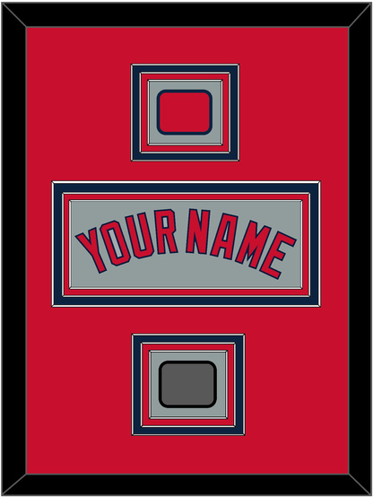 Boston Name, Logo Patch & World Series Jersey Patch - Road Gray - Premier Tier 2