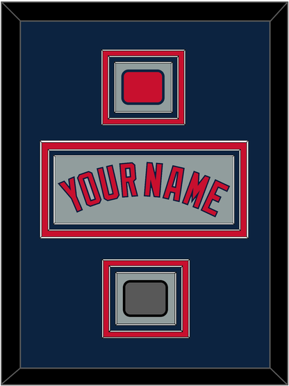 Boston Name, Logo Patch & World Series Jersey Patch - Road Gray - Premier Tier 3