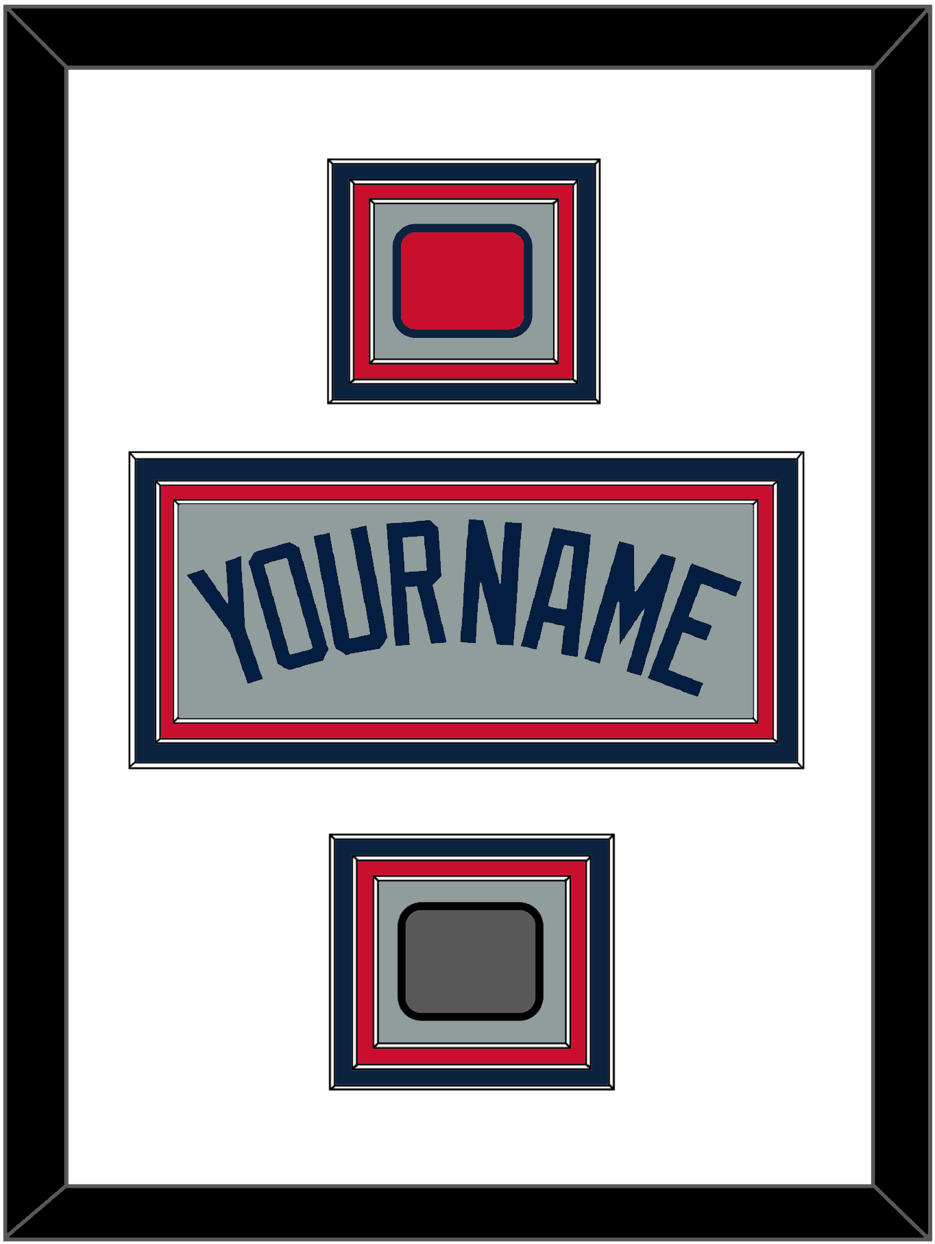 Boston Name, Logo Patch & World Series Jersey Patch - Road Gray (2009-2013) - Premier Tier 1