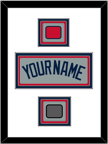 Boston Name, Logo Patch & World Series Jersey Patch - Road Gray (2009-2013) - Premier Tier 1