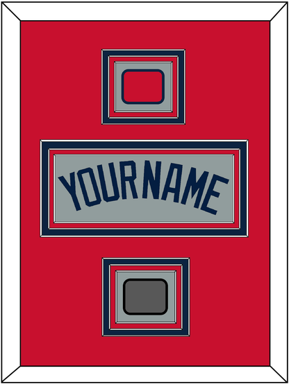 Boston Name, Logo Patch & World Series Jersey Patch - Road Gray (2009-2013) - Premier Tier 2