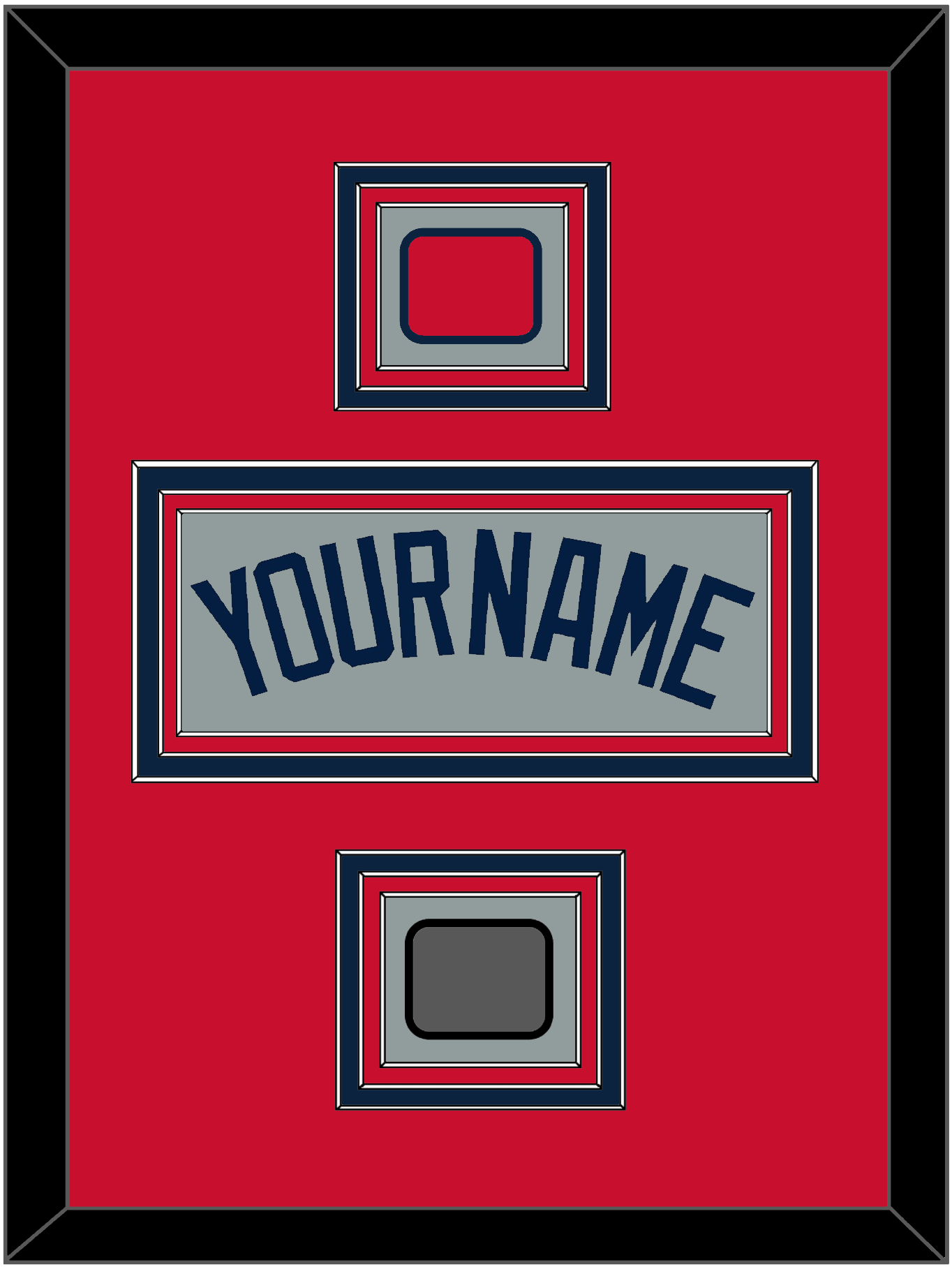 Boston Name, Logo Patch & World Series Jersey Patch - Road Gray (2009-2013) - Premier Tier 2