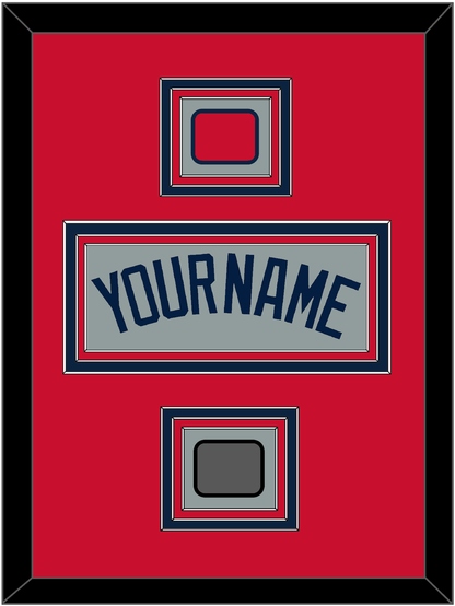 Boston Name, Logo Patch & World Series Jersey Patch - Road Gray (2009-2013) - Premier Tier 2