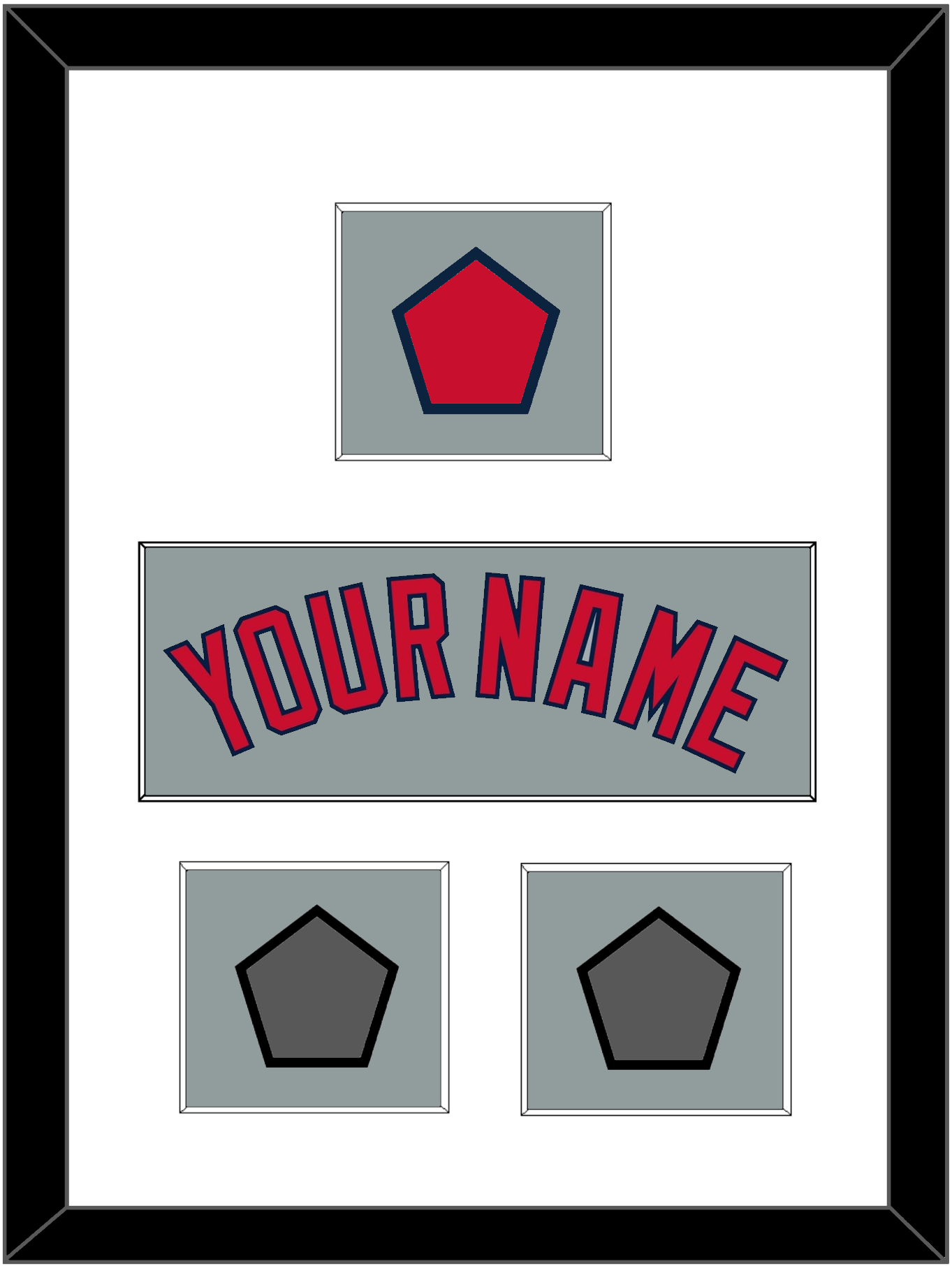 Boston Name, Logo Patch & Two World Series Jersey Patches - Road Gray - Essential Tier 1