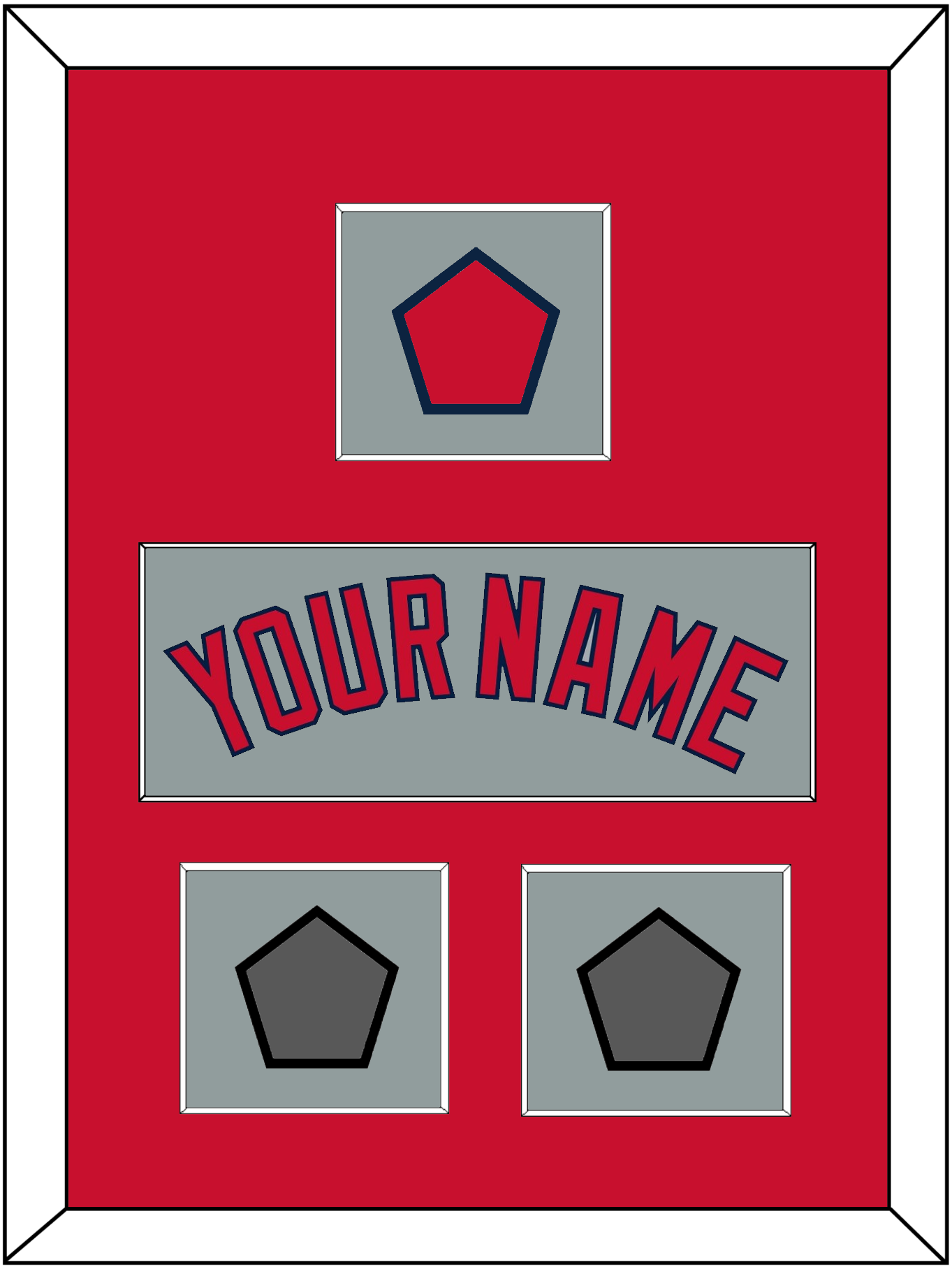 Boston Name, Logo Patch & Two World Series Jersey Patches - Road Gray - Essential Tier 2