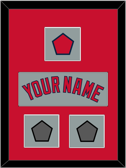 Boston Name, Logo Patch & Two World Series Jersey Patches - Road Gray - Essential Tier 2
