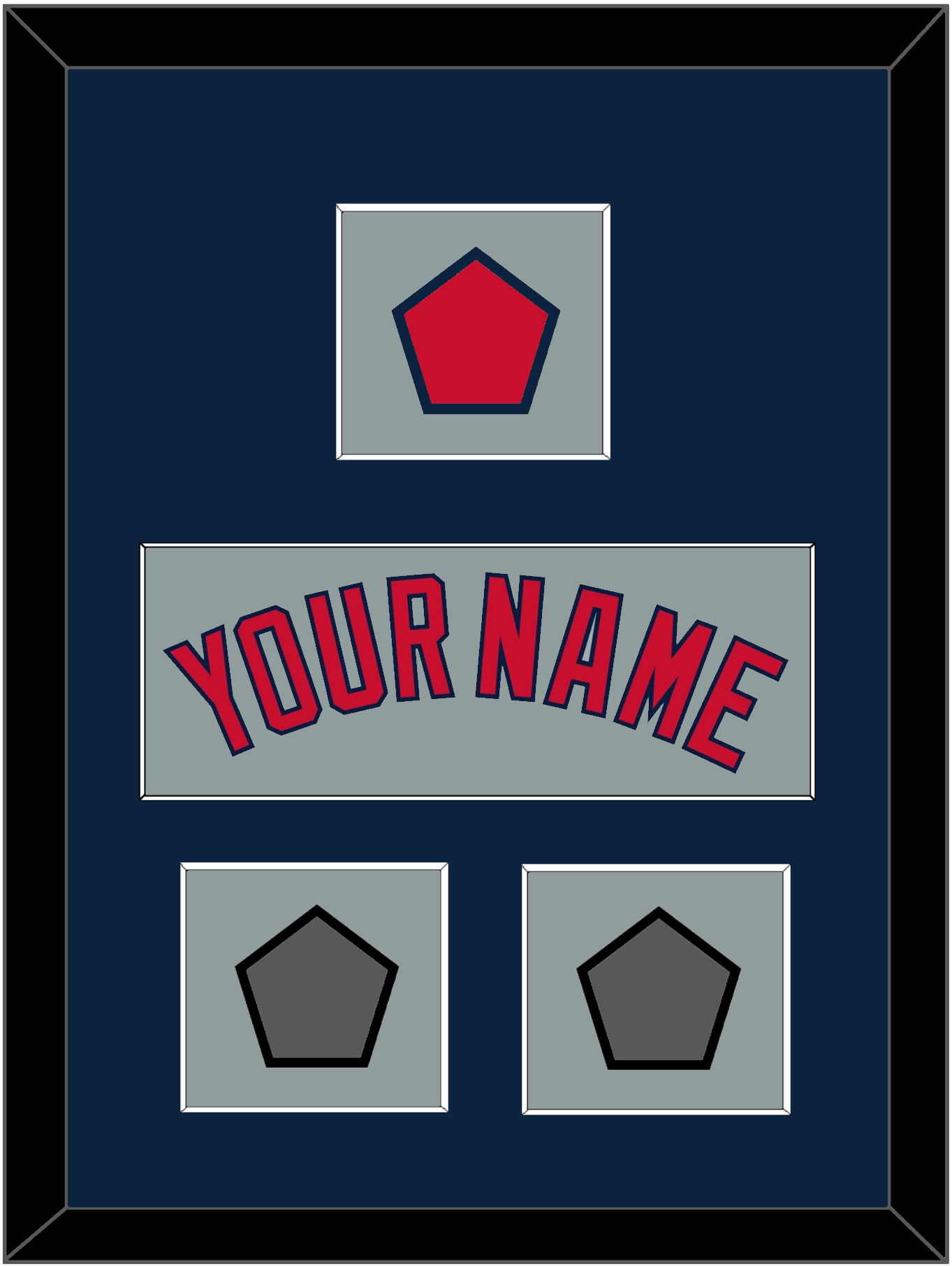 Boston Name, Logo Patch & Two World Series Jersey Patches - Road Gray - Essential Tier 3