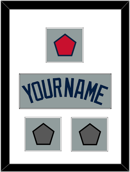 Boston Name, Logo Patch & Two World Series Jersey Patches - Road Gray (2009-2013) - Essential Tier 1