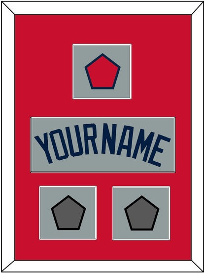 Boston Name, Logo Patch & Two World Series Champions Patches - Road Gray (2009-2013) - Essential Tier 2