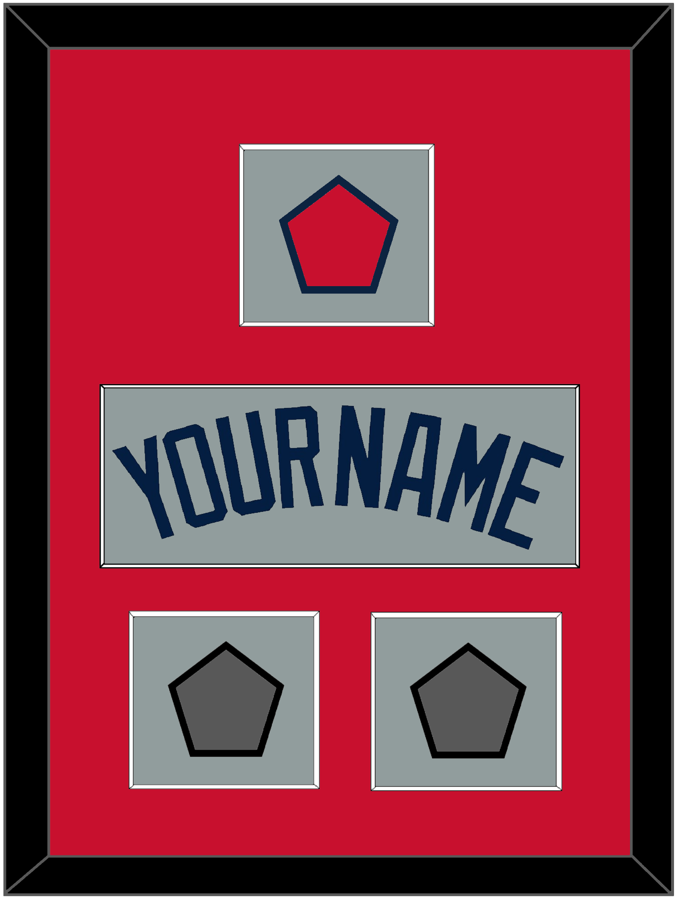 Boston Name, Logo Patch & Two World Series Champions Patches - Road Gray (2009-2013) - Essential Tier 2