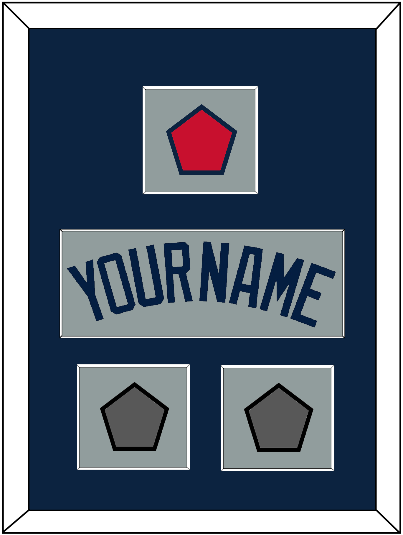 Boston Name, Logo Patch & Two World Series Jersey Patches - Road Gray (2009-2013) - Essential Tier 3