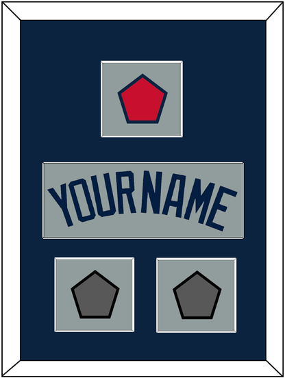 Boston Name, Logo Patch & Two World Series Jersey Patches - Road Gray (2009-2013) - Essential Tier 3
