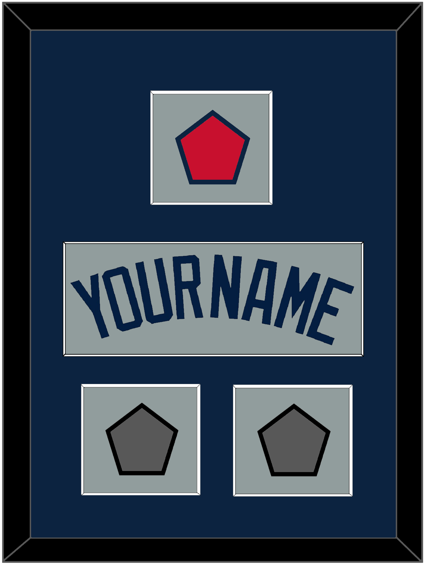 Boston Name, Logo Patch & Two World Series Jersey Patches - Road Gray (2009-2013) - Essential Tier 3