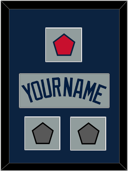 Boston Name, Logo Patch & Two World Series Jersey Patches - Road Gray (2009-2013) - Essential Tier 3