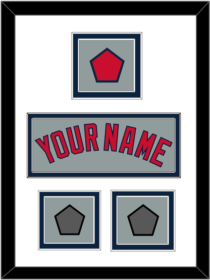 Boston Name, Logo Patch & Two World Series Champions Patches - Road Gray - Signature Tier 2