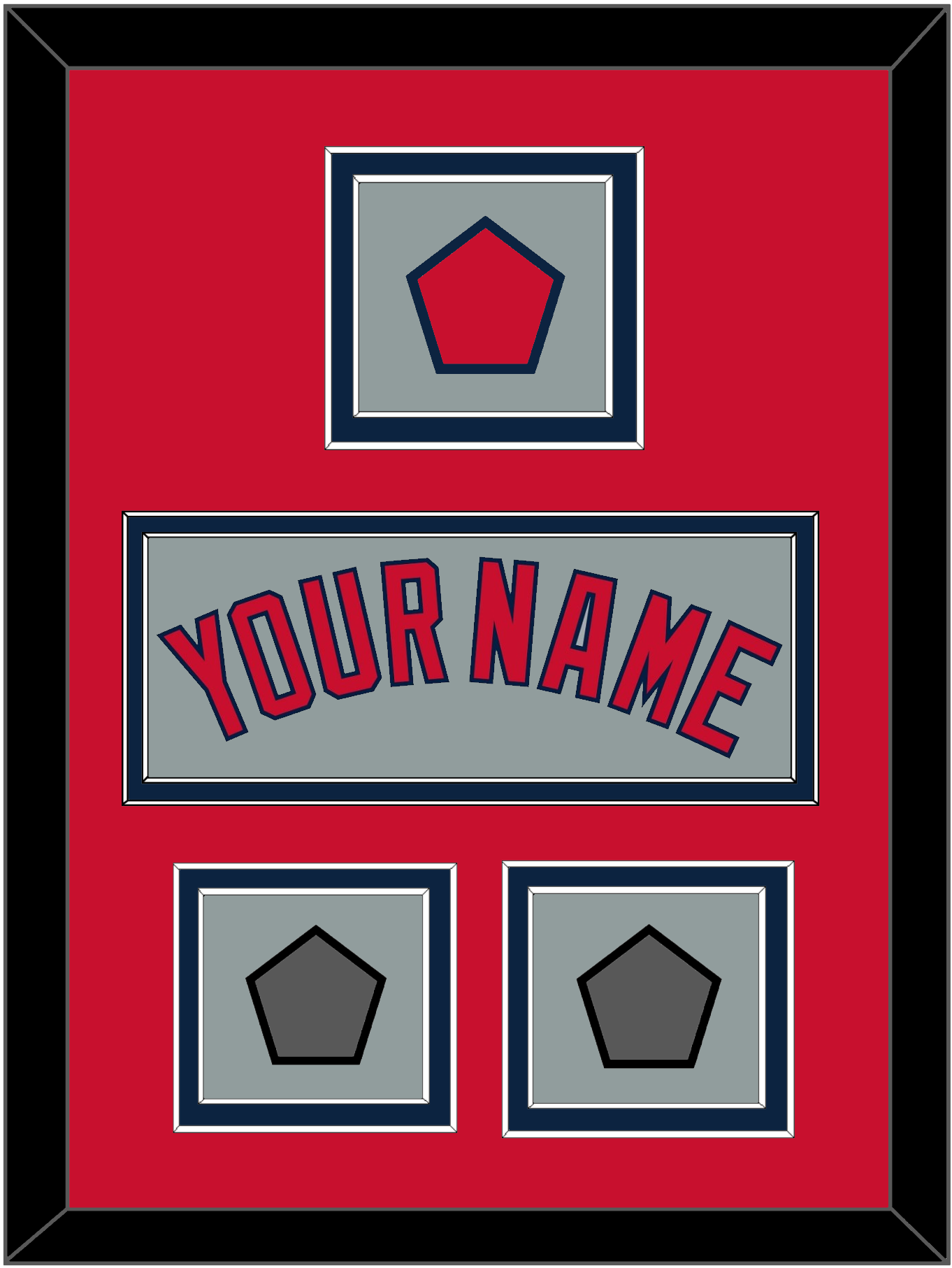 Boston Name, Logo Patch & Two World Series Jersey Patches - Road Gray - Signature Tier 3