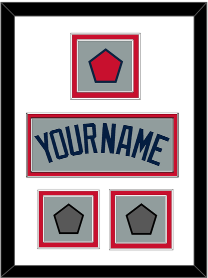 Boston Name, Logo Patch & Two World Series Champions Patches - Road Gray (2009-2013) - Signature Tier 1