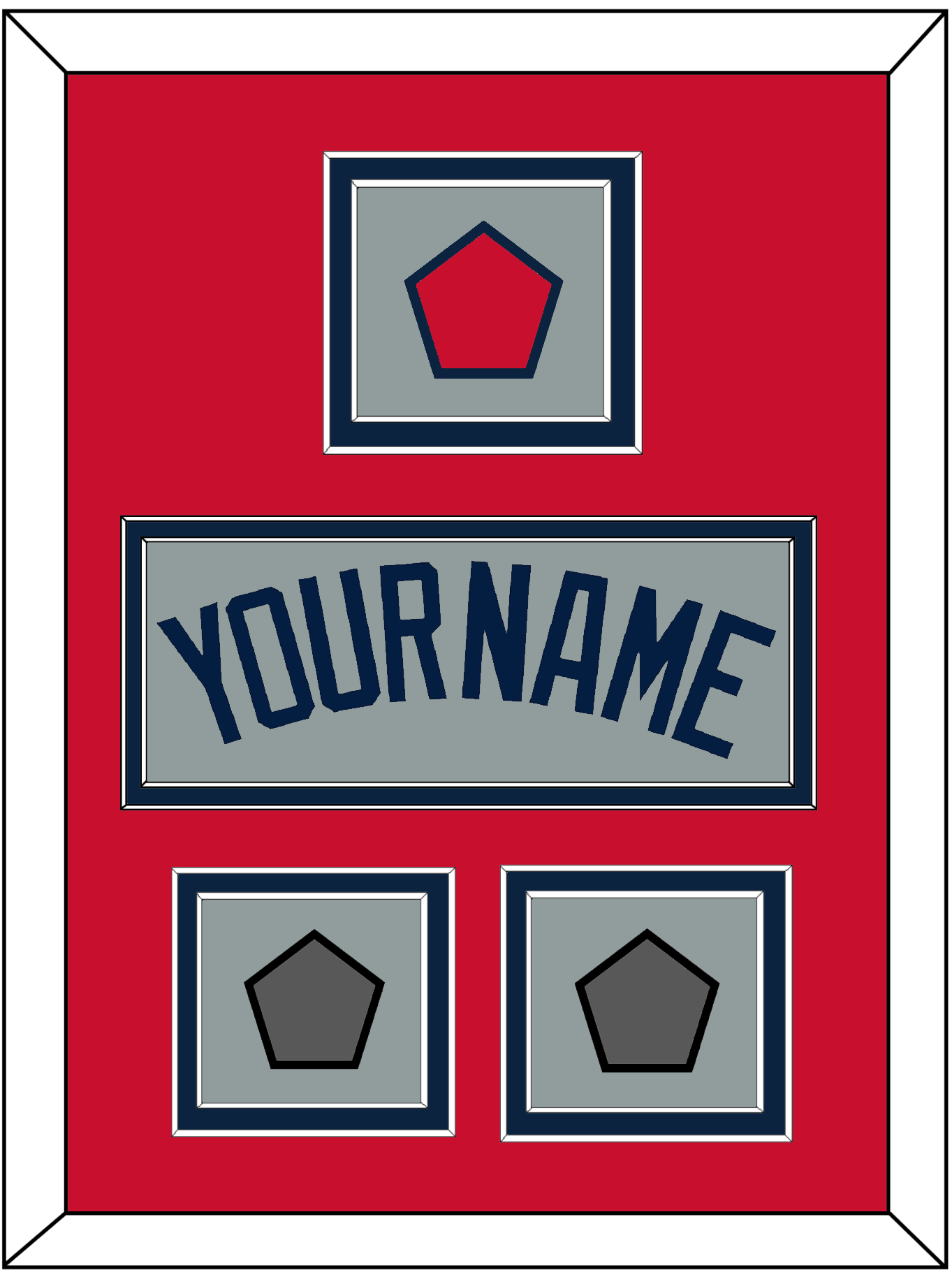 Boston Name, Logo Patch & Two World Series Jersey Patches - Road Gray (2009-2013) - Signature Tier 2