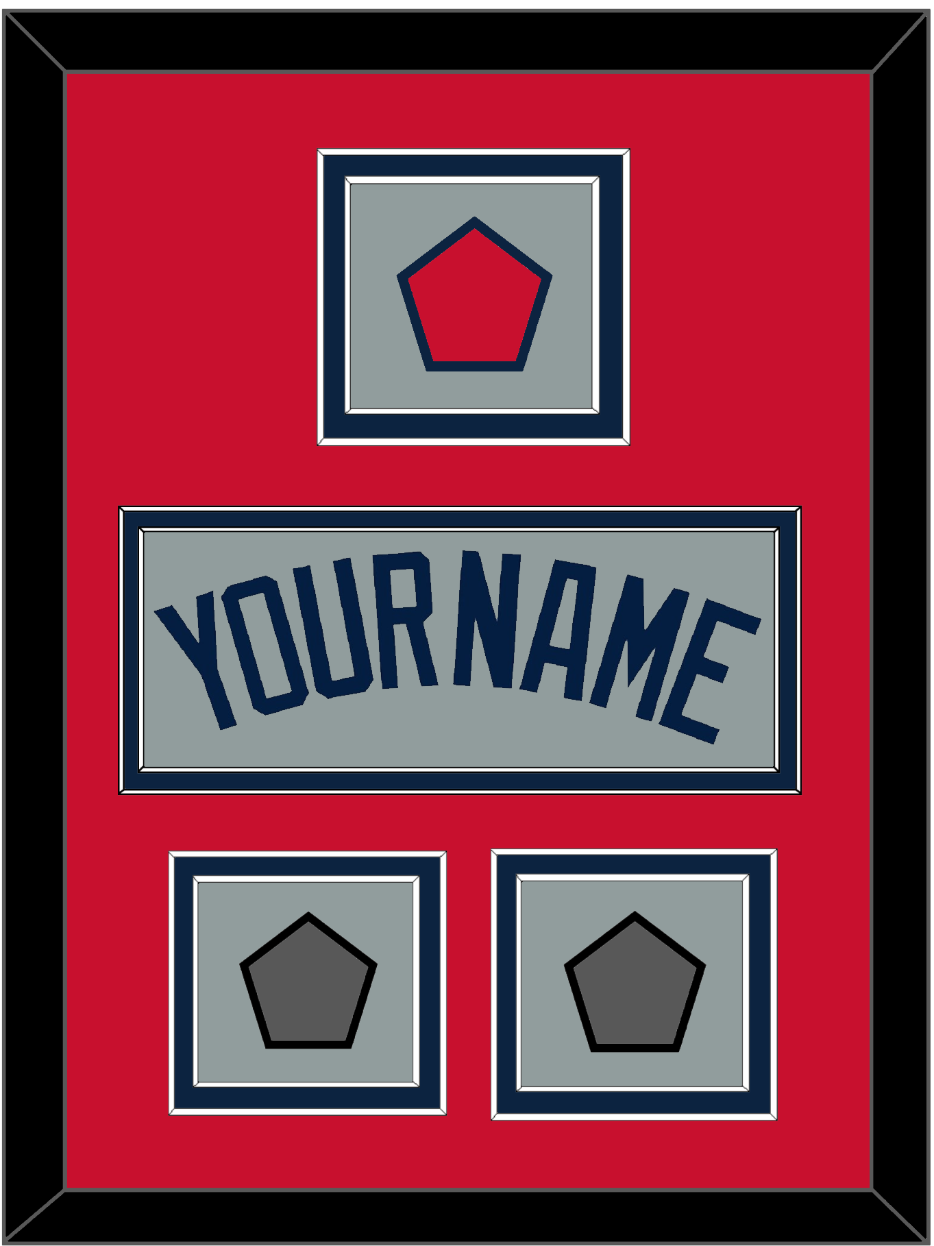 Boston Name, Logo Patch & Two World Series Champions Patches - Road Gray (2009-2013) - Signature Tier 2