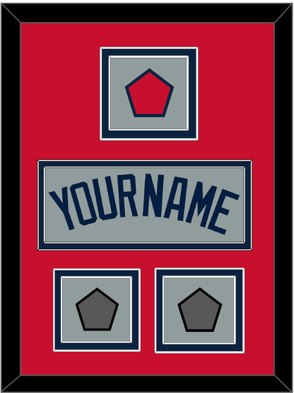Boston Name, Logo Patch & Two World Series Champions Patches - Road Gray (2009-2013) - Signature Tier 2