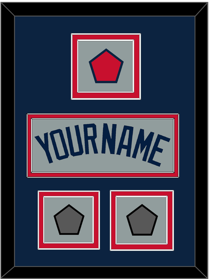 Boston Name, Logo Patch & Two World Series Jersey Patches - Road Gray (2009-2013) - Signature Tier 3