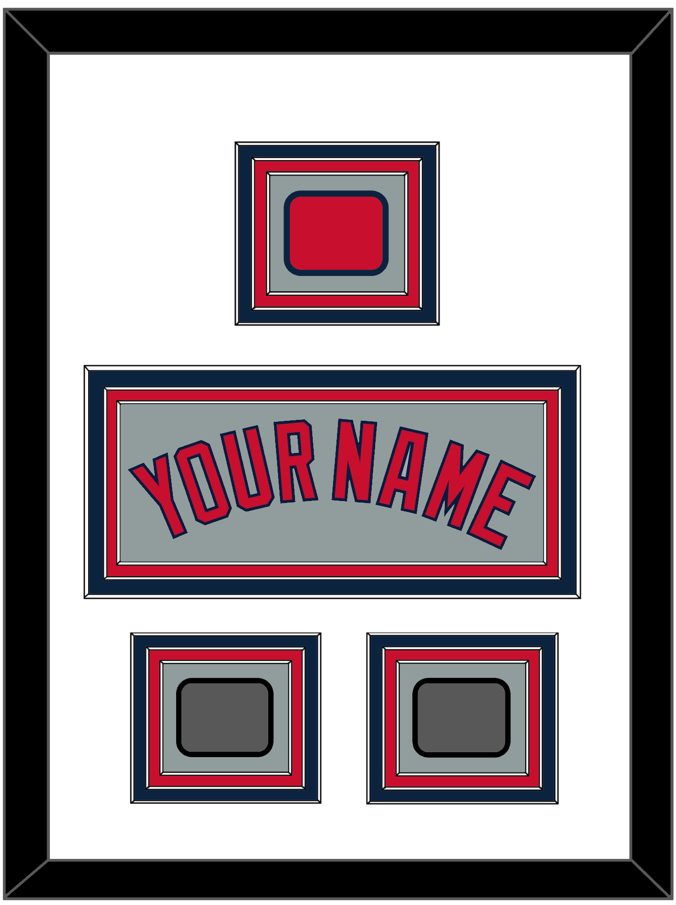 Boston Name, Logo Patch & Two World Series Jersey Patches - Road Gray - Premier Tier 1
