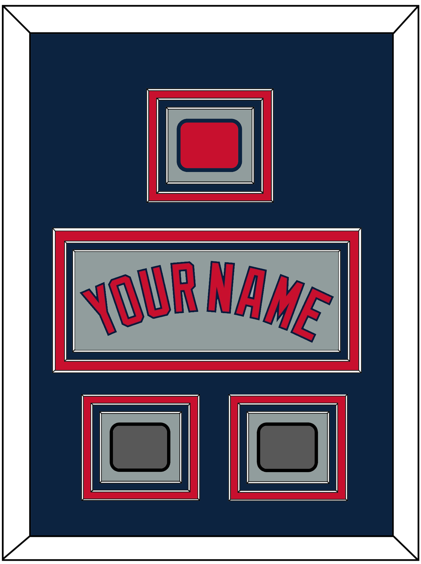 Boston Name, Logo Patch & Two World Series Jersey Patches - Road Gray - Premier Tier 3