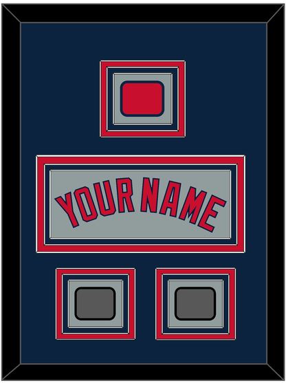 Boston Name, Logo Patch & Two World Series Jersey Patches - Road Gray - Premier Tier 3