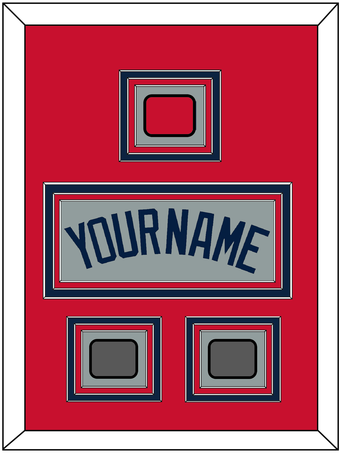 Boston Name, Logo Patch & Two World Series Champions Patches - Road Gray (2009-2013) - Premier Tier 2