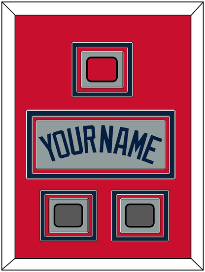 Boston Name, Logo Patch & Two World Series Champions Patches - Road Gray (2009-2013) - Premier Tier 2