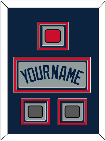 Boston Name, Logo Patch & Two World Series Champions Patches - Road Gray (2009-2013) - Premier Tier 3