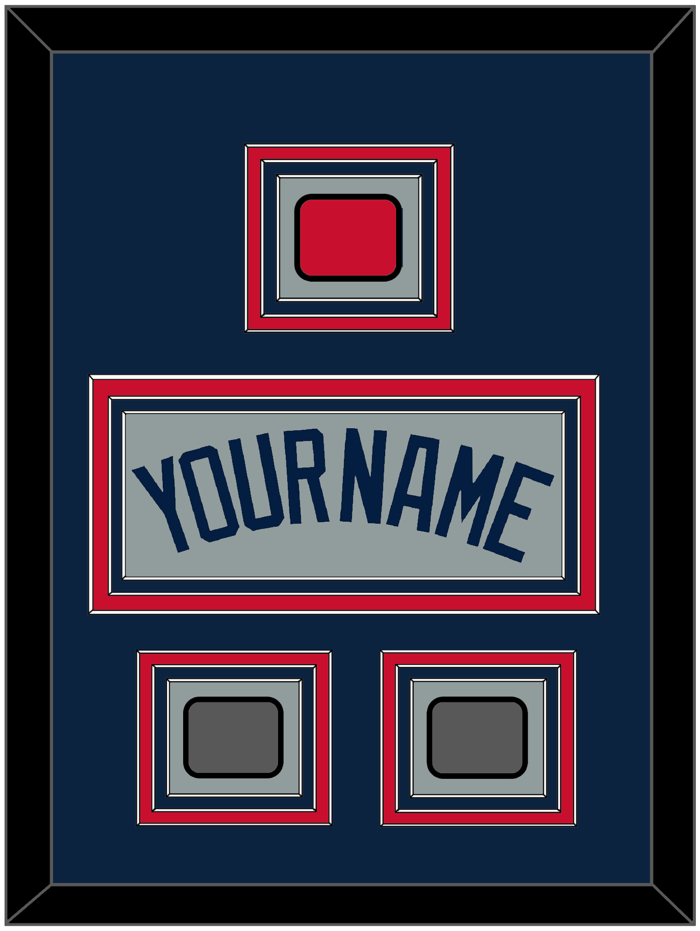 Boston Name, Logo Patch & Two World Series Champions Patches - Road Gray (2009-2013) - Premier Tier 3