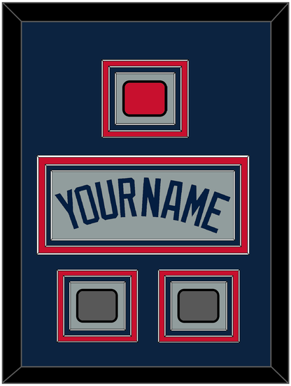 Boston Name, Logo Patch & Two World Series Jersey Patches - Road Gray (2009-2013) - Premier Tier 3
