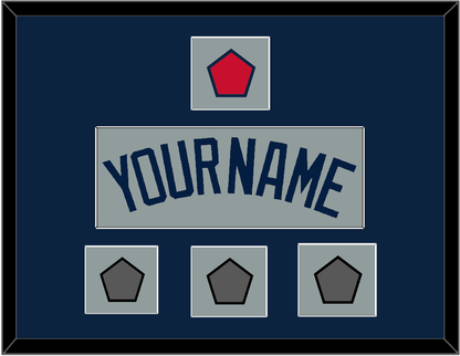 Boston Name, Logo Patch & Three World Series Jersey Patches - Road Gray (2009-2013) - Essential Tier 3