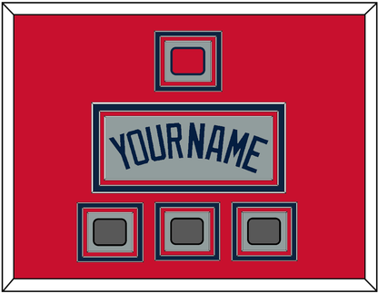 Boston Name, Logo Patch & Three World Series Champions Patches - Road Gray (2009-2013) - Premier Tier 2