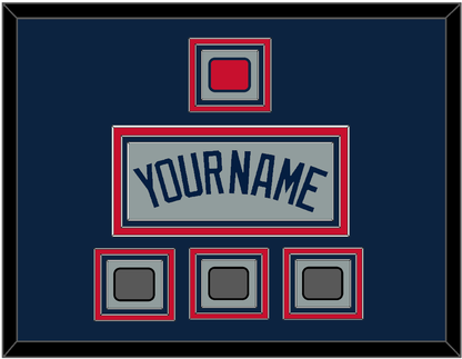 Boston Name, Logo Patch & Three World Series Champions Patches - Road Gray (2009-2013) - Premier Tier 3