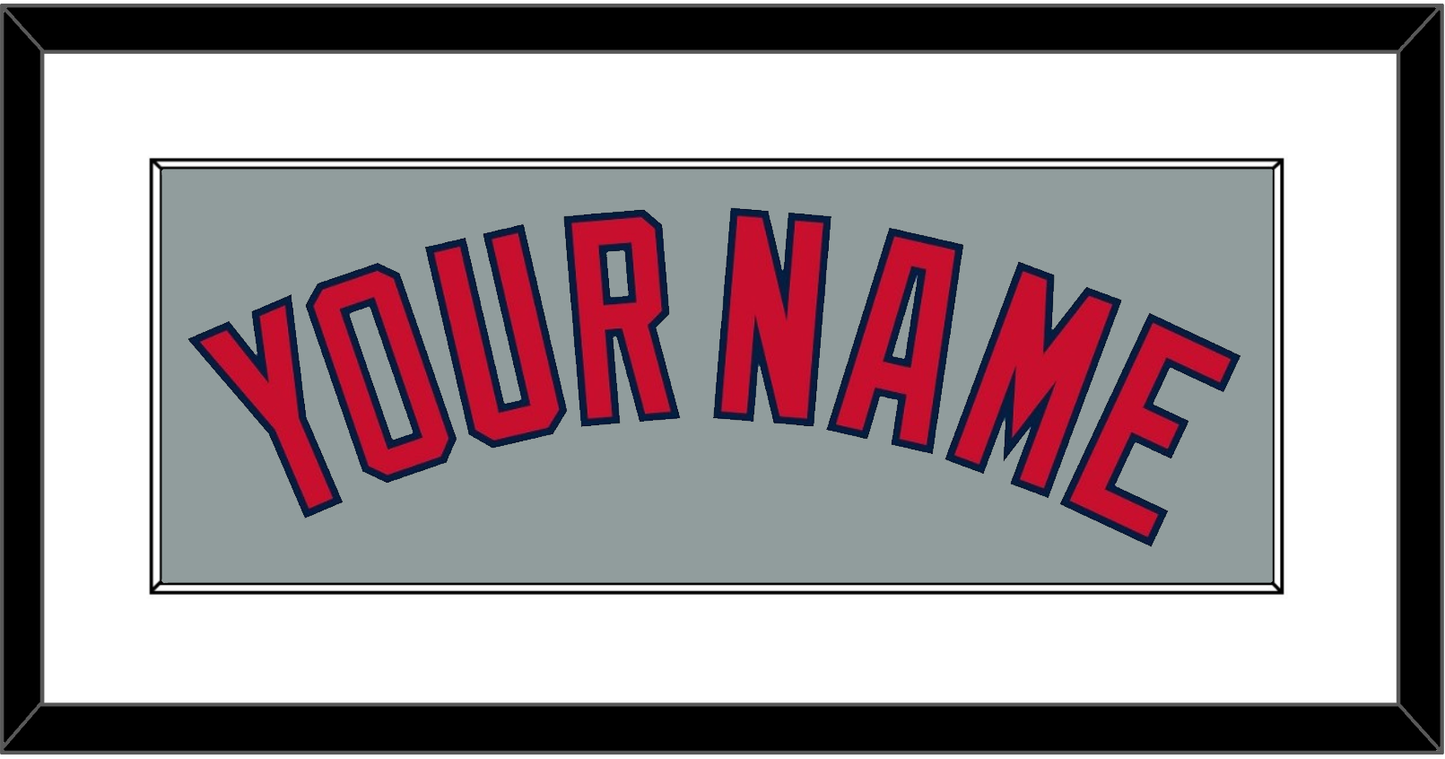 Boston Name - Road Gray - Essential Tier 1