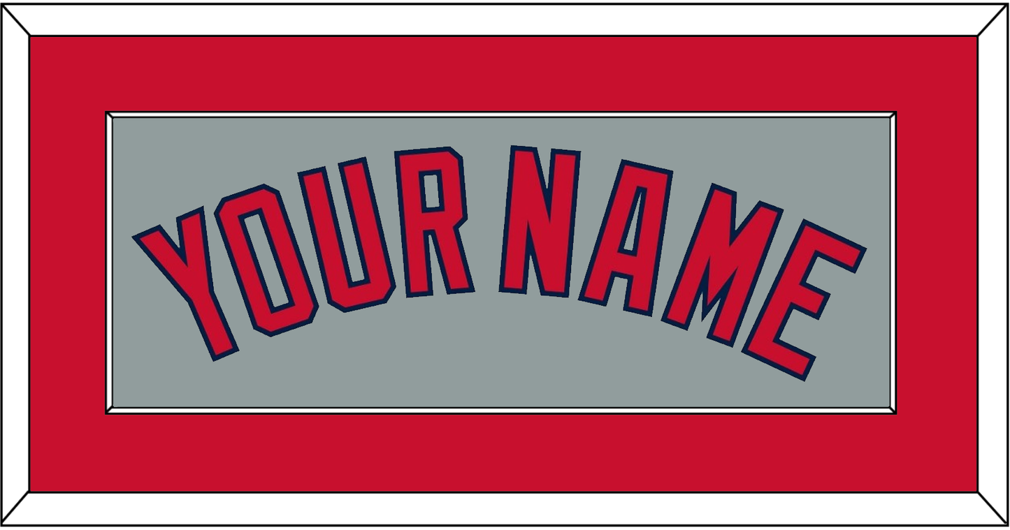 Boston Name - Road Gray - Essential Tier 2