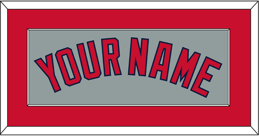 Boston Name - Road Gray - Essential Tier 2