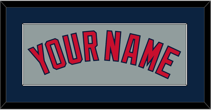 Boston Name - Road Gray - Essential Tier 3
