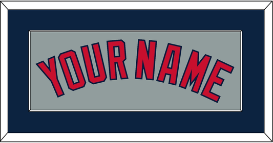 Boston Name - Road Gray - Essential Tier 3