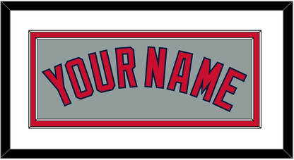 Boston Name - Road Gray - Signature Tier 1