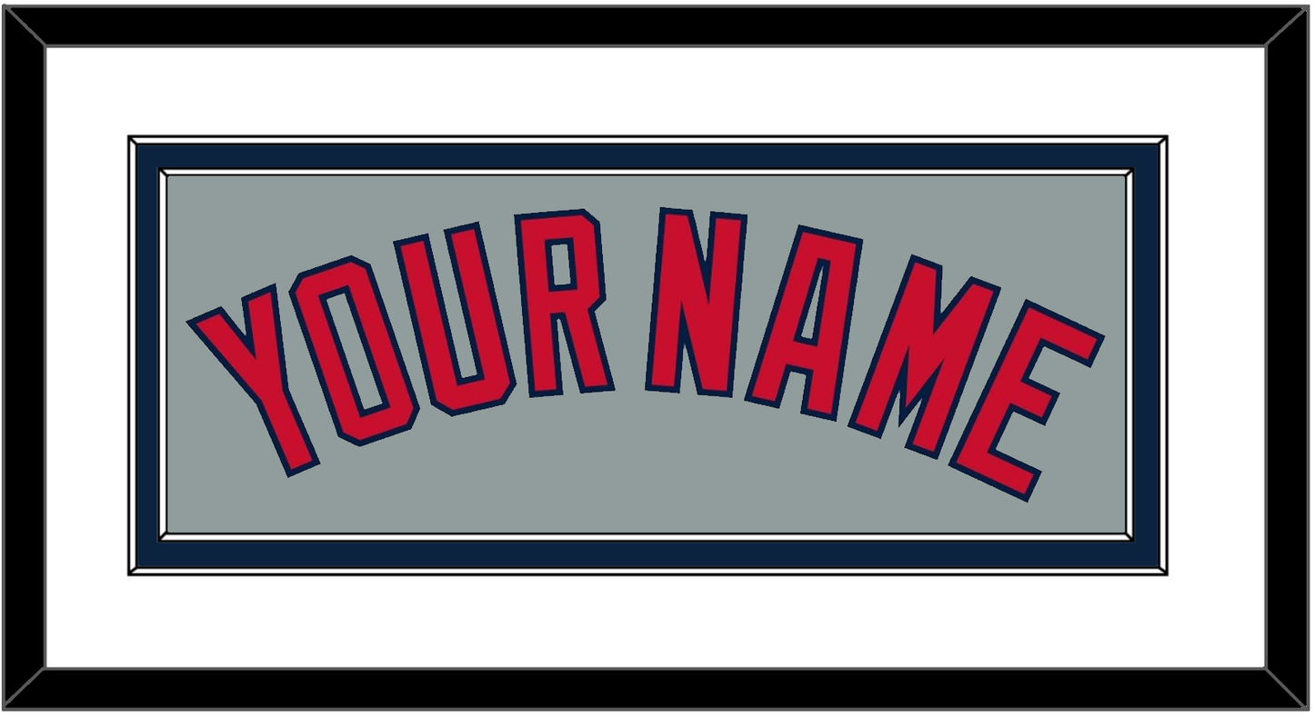 Boston Name - Road Gray - Signature Tier 2