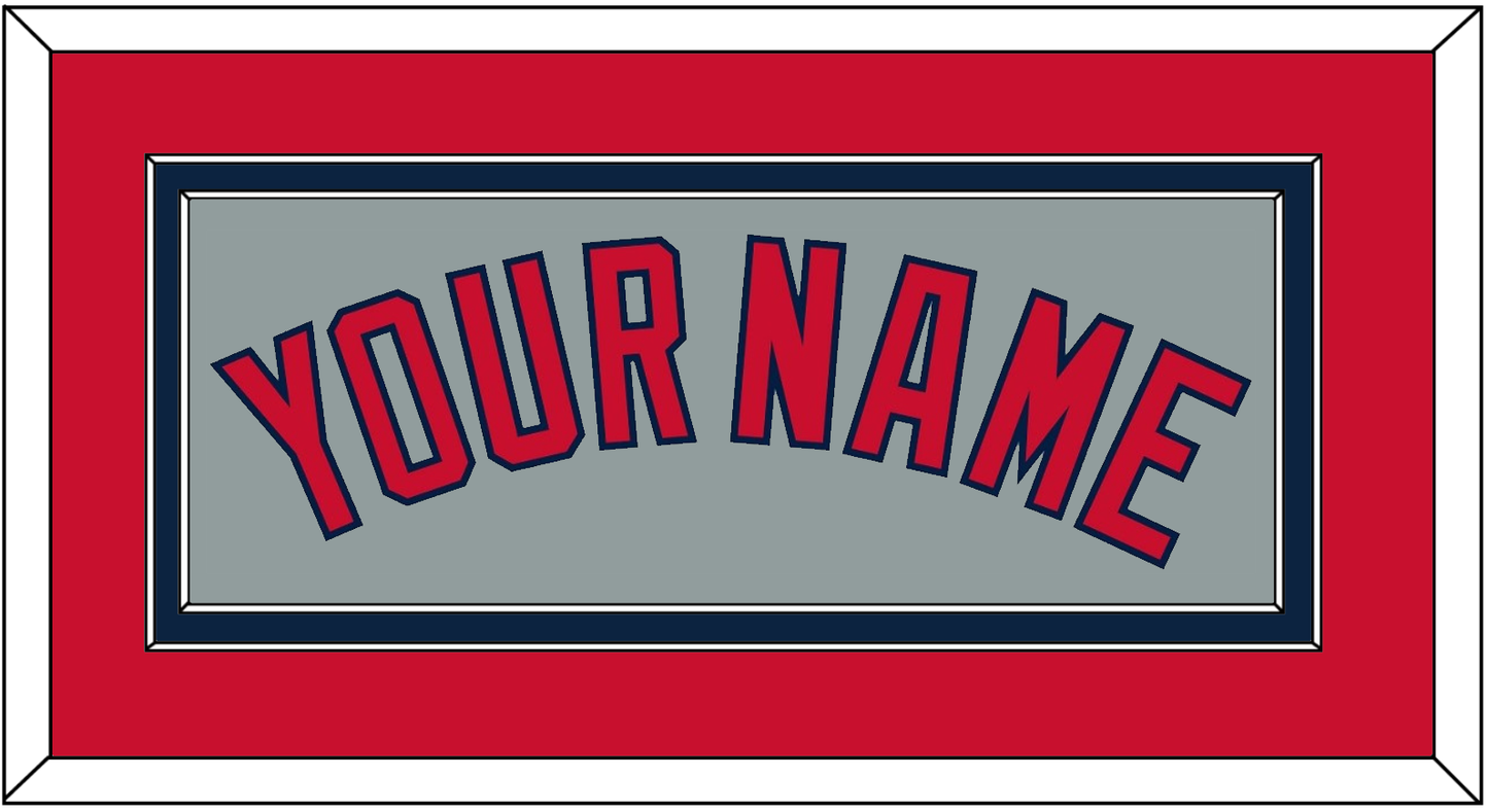 Boston Name - Road Gray - Signature Tier 3