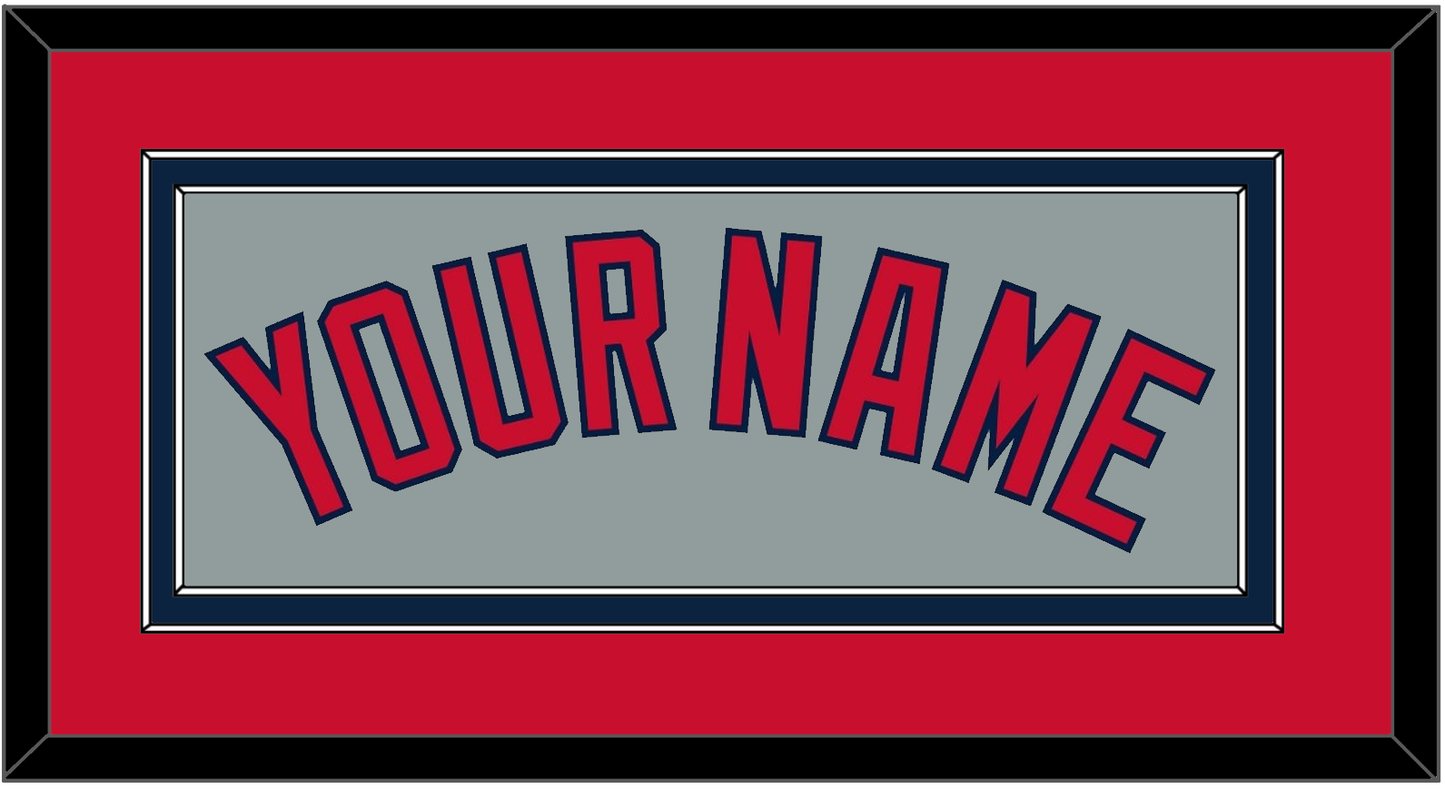 Boston Name - Road Gray - Signature Tier 3